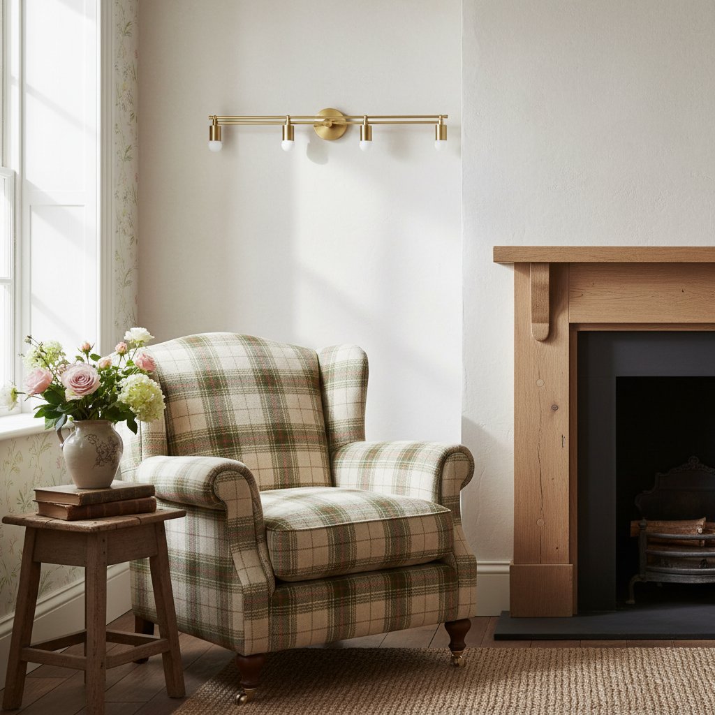 Lumen Elegant Multi Light Vanity Fixture – Art Deco Inspired Bathroom Wall Lamp