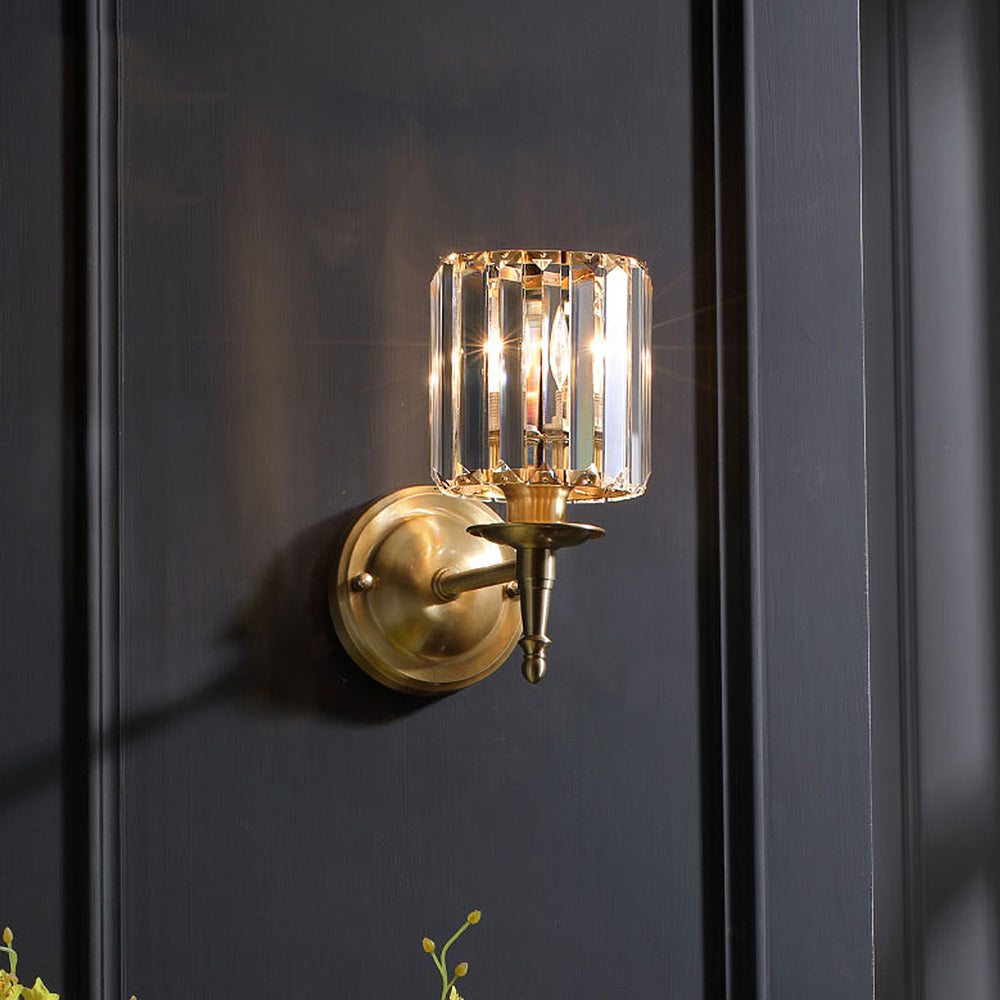 Vintage Luxury Crystal Wall Lamp