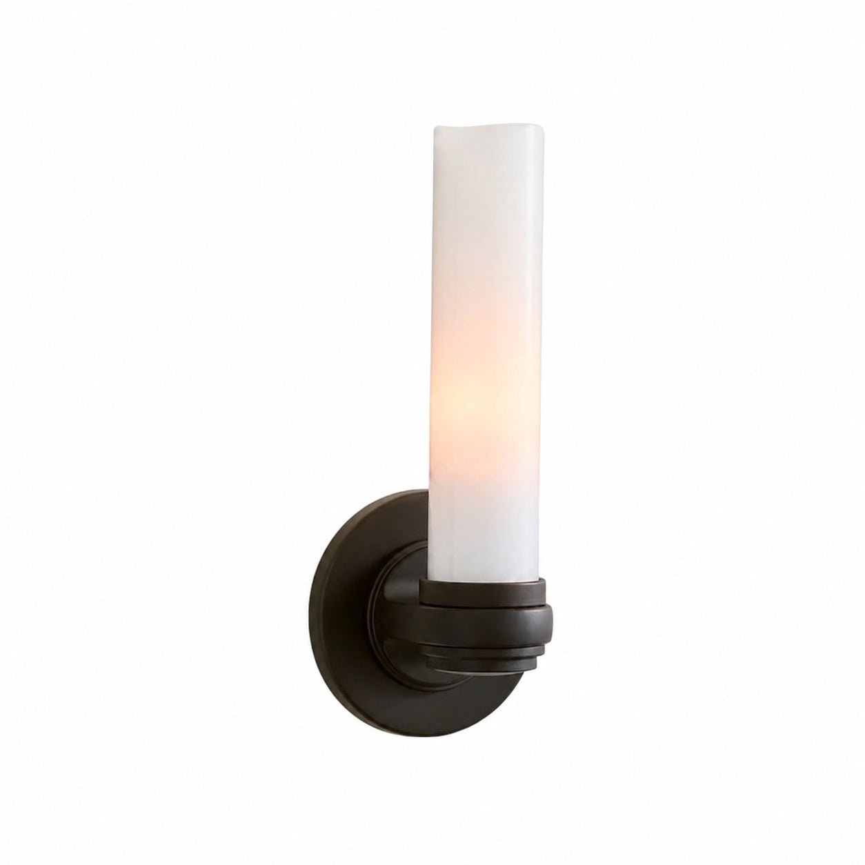 Roven Modern Wall Sconce Inspired with Glass Cylinder Shade - Versatile Accent For Living Room