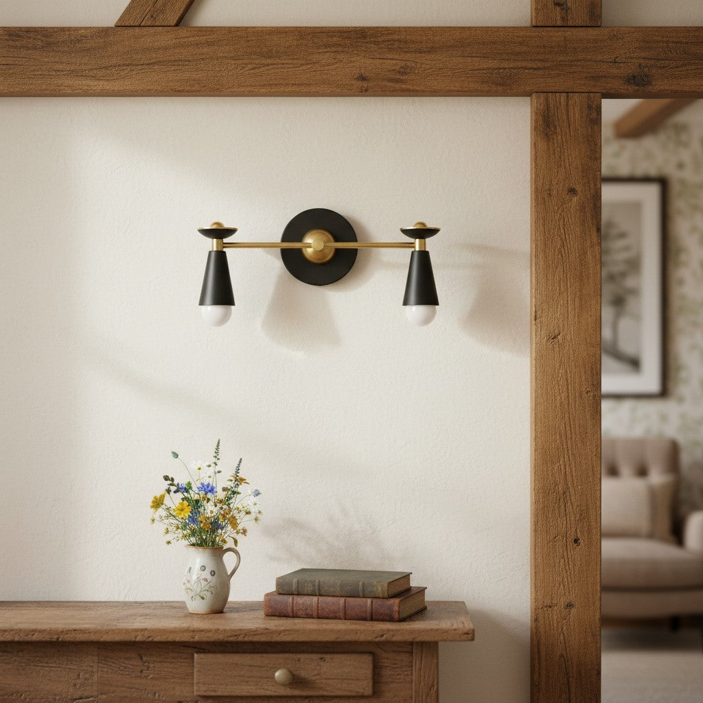 Pyralis Cone Sleek Wall Light - Perfect for Bedroom & Bathroom Vanity Lighting