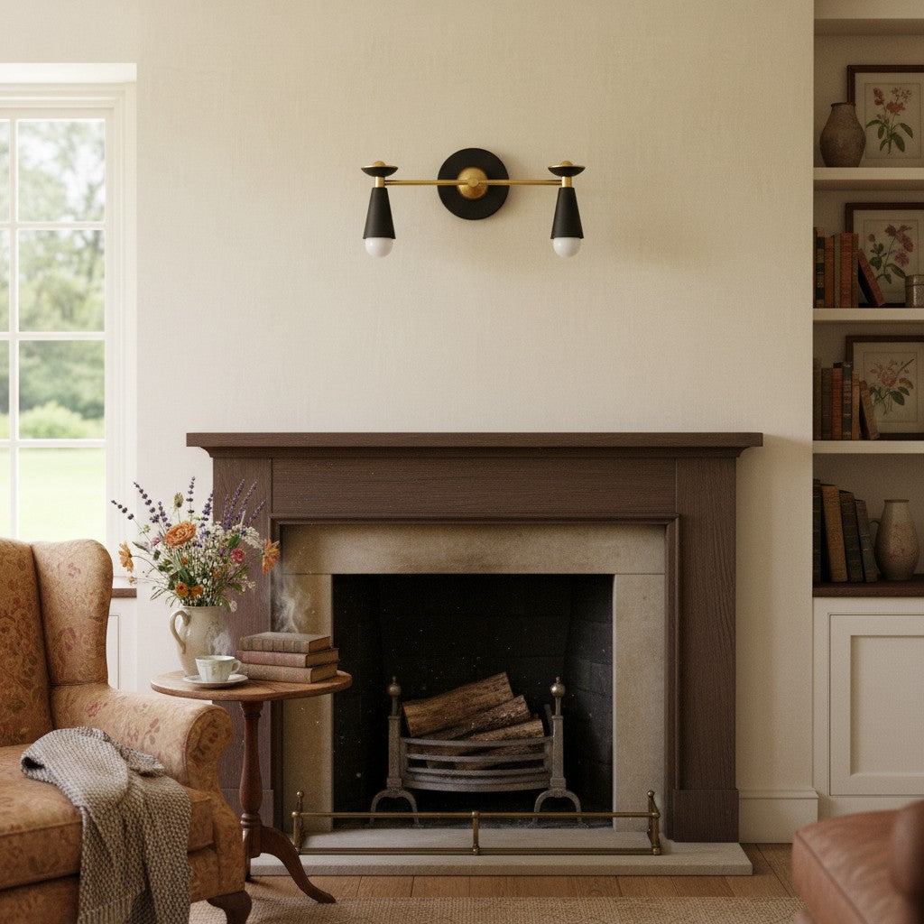 Pyralis Cone Sleek Wall Light - Perfect for Bedroom & Bathroom Vanity Lighting