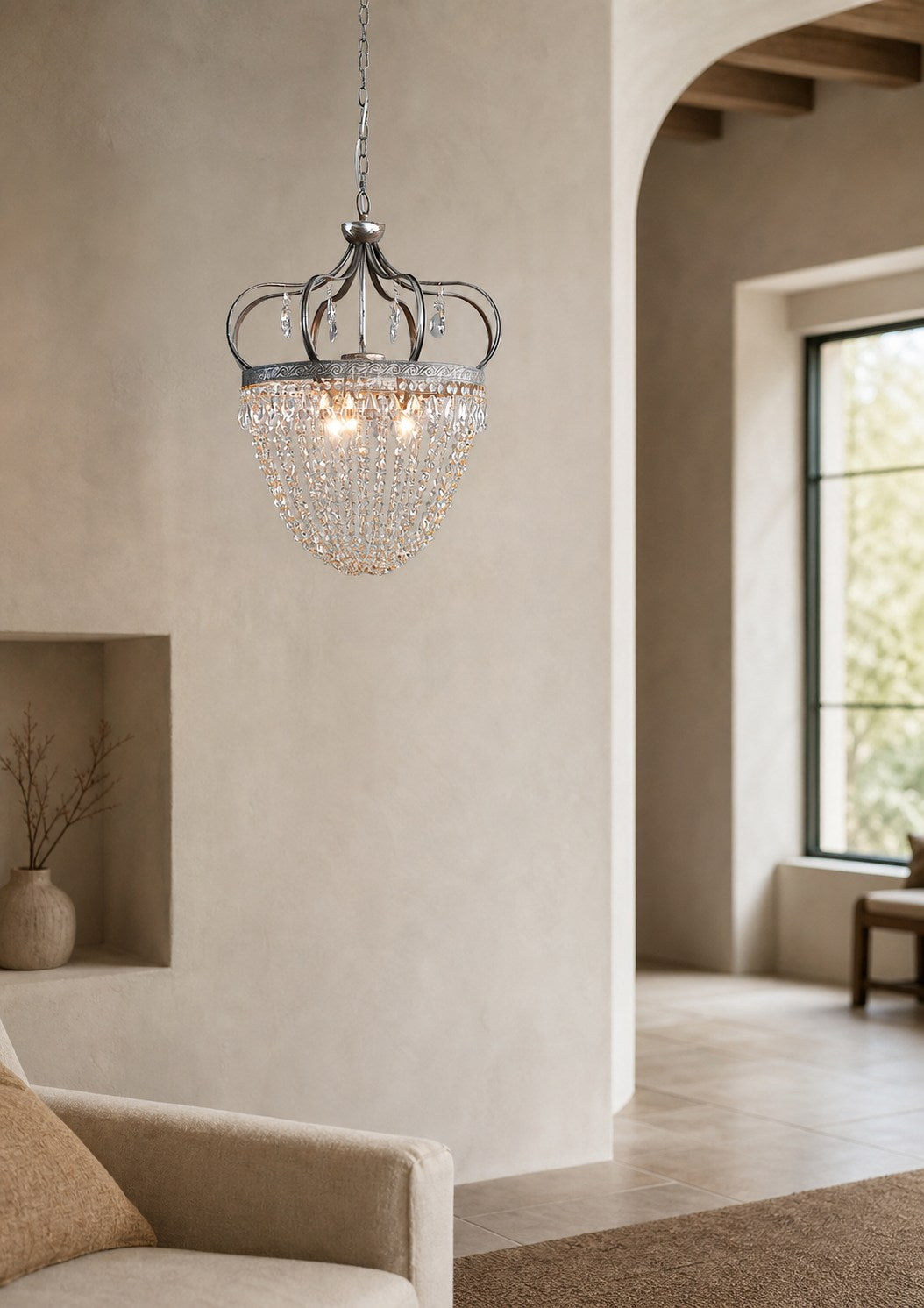 Abella Tear Drop Chandelier