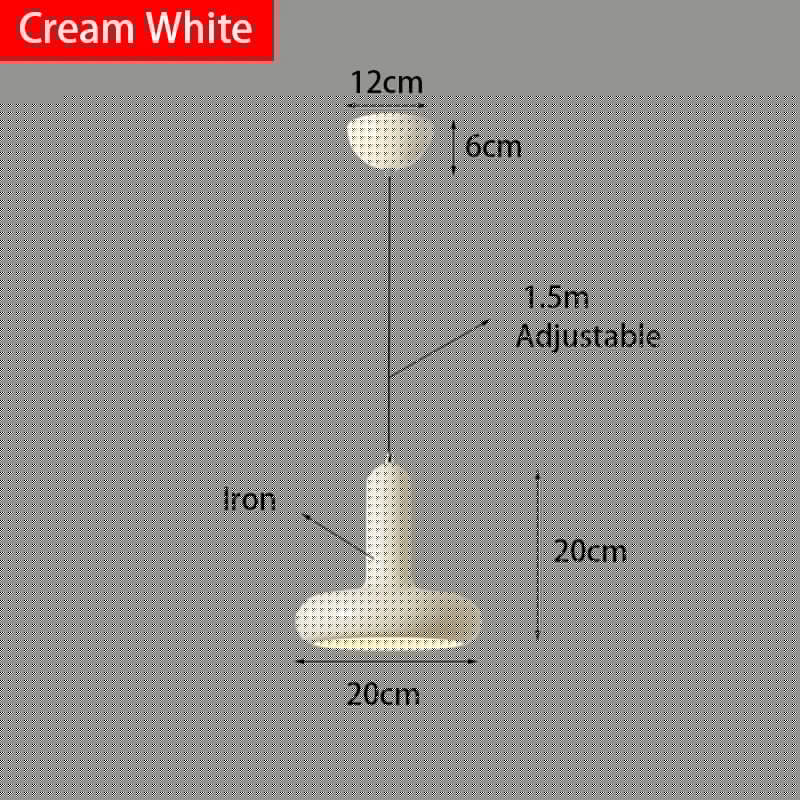 Scandinavian Macaron Pendant Lamp