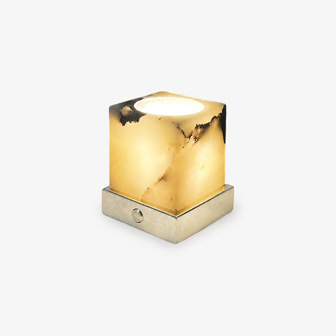 Cube Marble Table Lamp