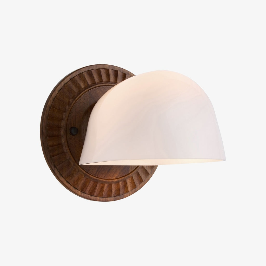 Fiesta Fluted Wall Sconce – Art Deco Inspired Design with Soft Ambient Lighting for Bathroom or Bedroom