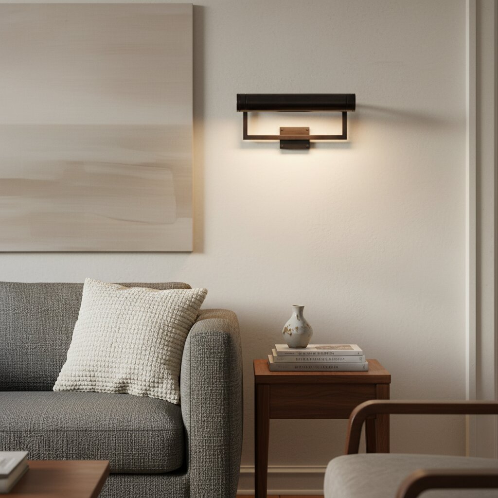 Aurix Picture Light - Sleek Slim Design Wall Lamp Metal Finish for Living Rooms & Galleries