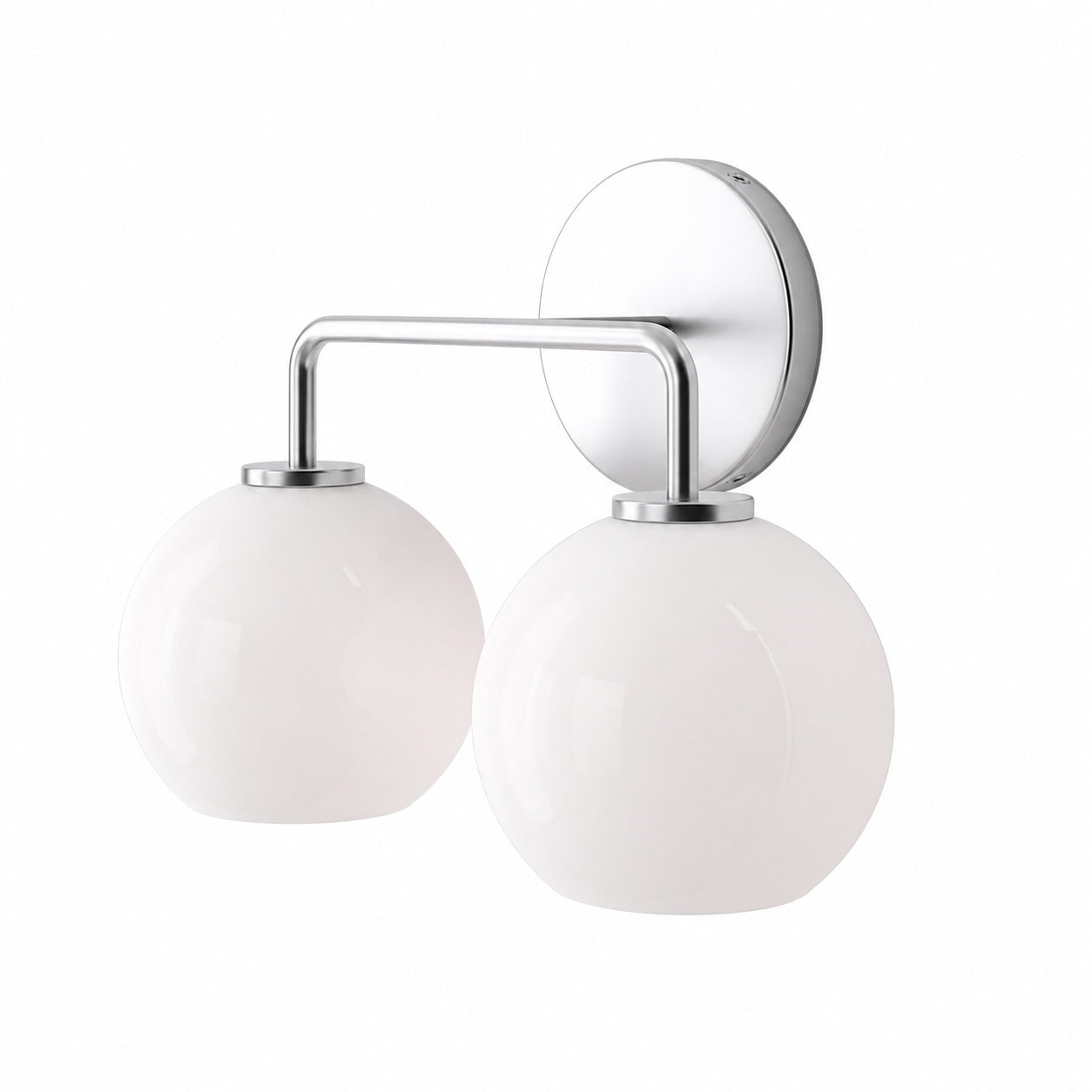 Selvion Artistic Globe Sconce Light - Handcrafted Glass Sculptural Wall Fixture