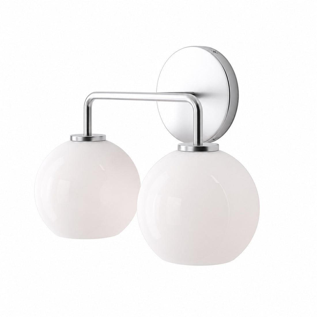 Selvion Artistic Globe Sconce Light - Handcrafted Glass Sculptural Wall Fixture
