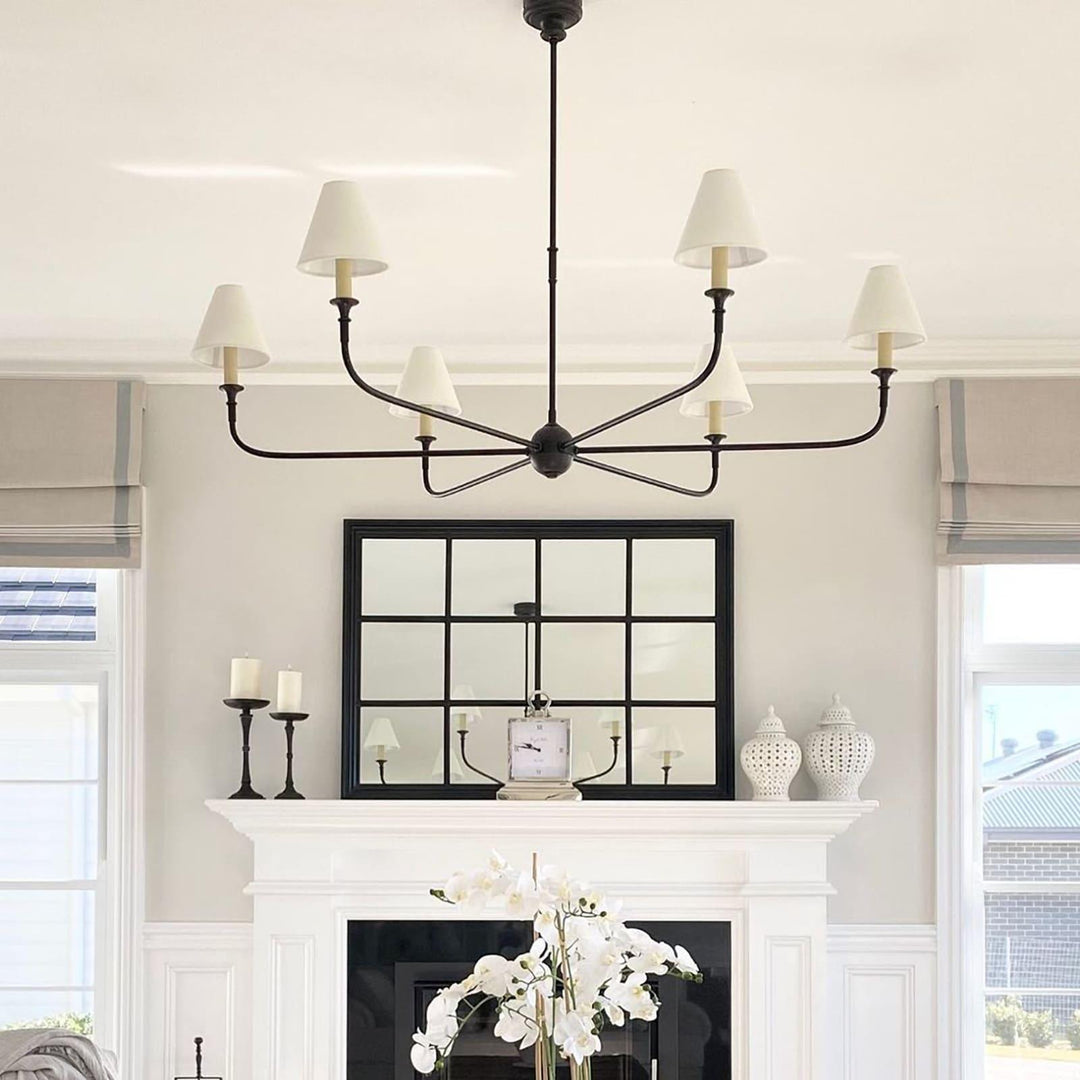Piaf Grande Modern Industrial Metal Chandelier