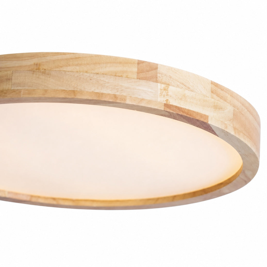 LignoForma Geometric Shape Ceiling Light - Contemporary Wood LED Ceiling for Bedroom and Lounge