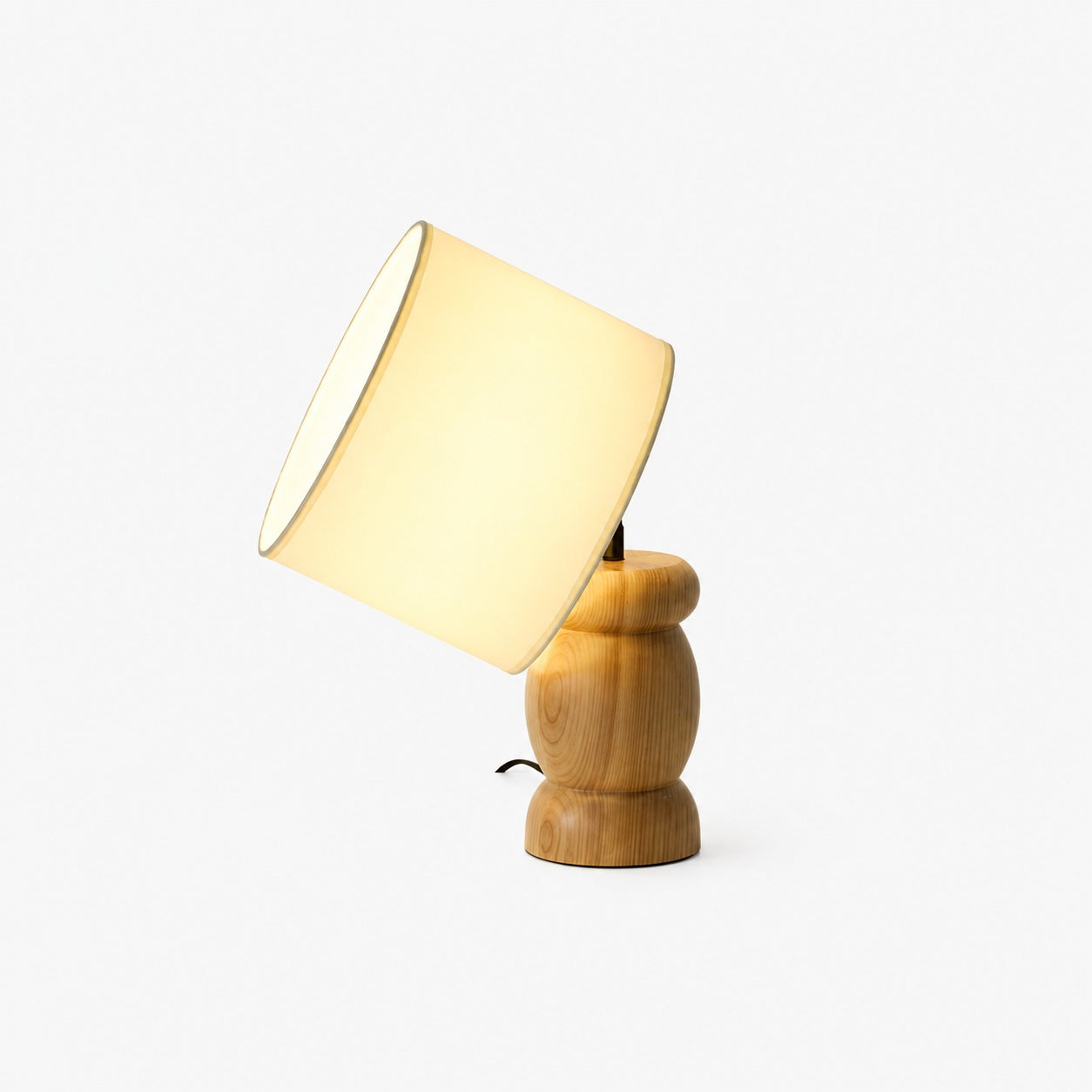 Pebble Wood Table Lamp