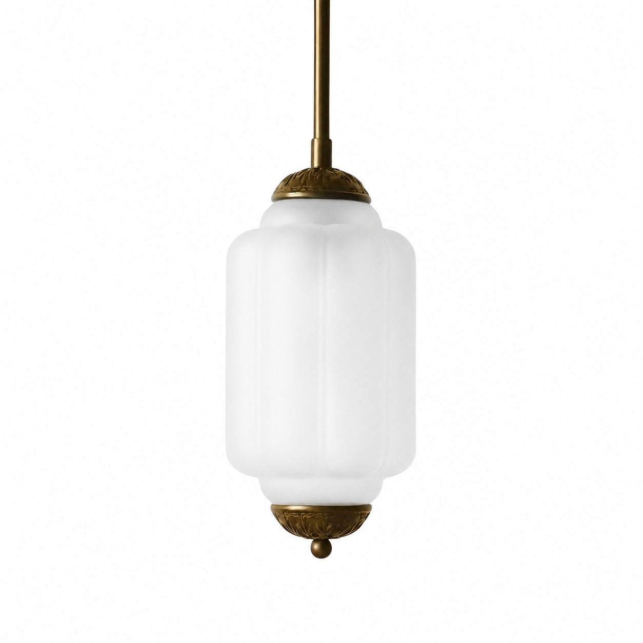 Eloise Vintage Glass Chandelier - Milk Glass Home Accent
