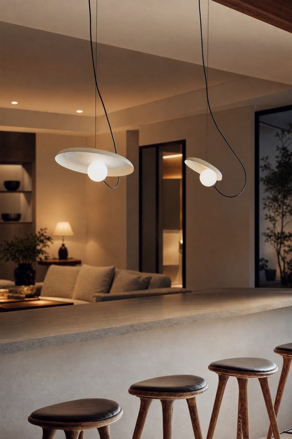 Acoustic Disc Pendant Lamp