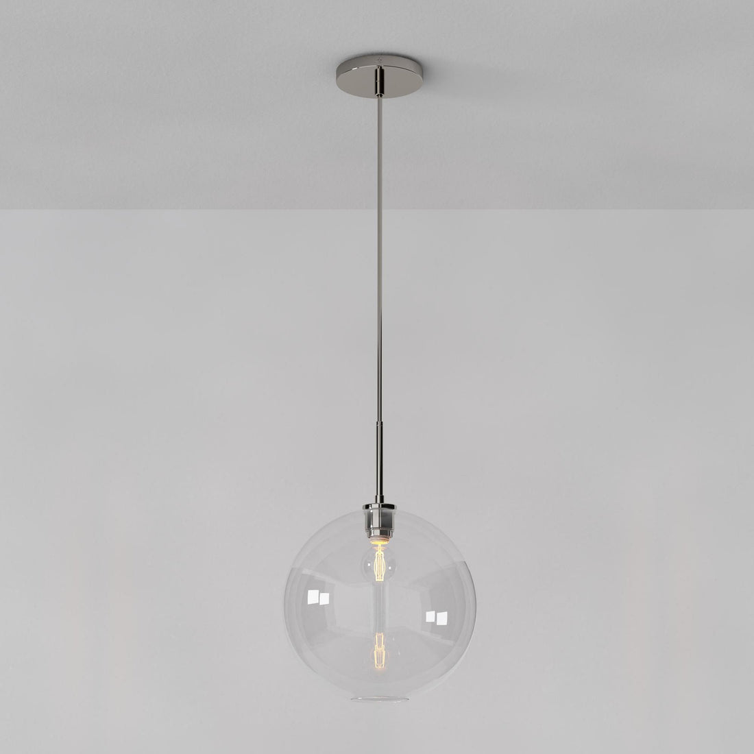 Selvion Sculptural Globe Pendant Light - Modern Glass Pendant Lamp - Sleek Design