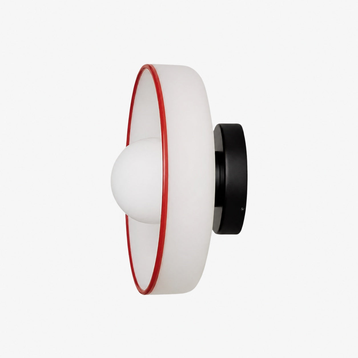 Kalo Wall Ceiling Light - Blown Glass Disc Orb Flush Mount Sconce
