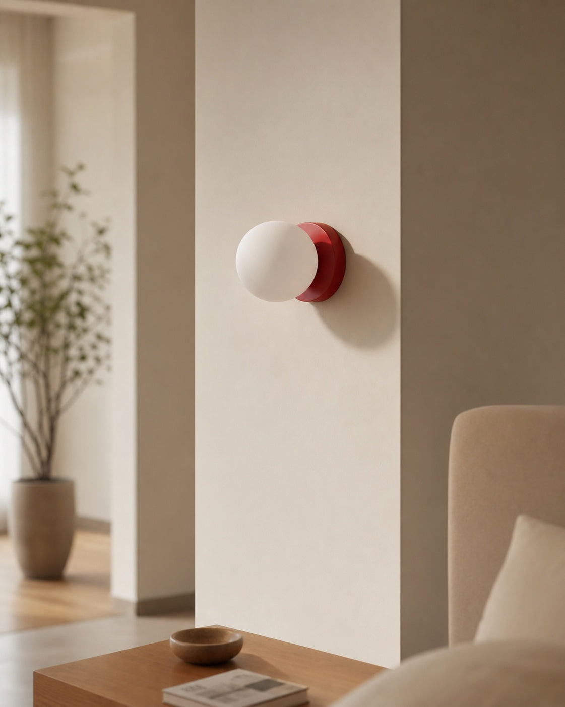 Nuevola Soft Sculptural Wall Light – Minimal Decorative Wall Lamp for Modern Indoor Spaces