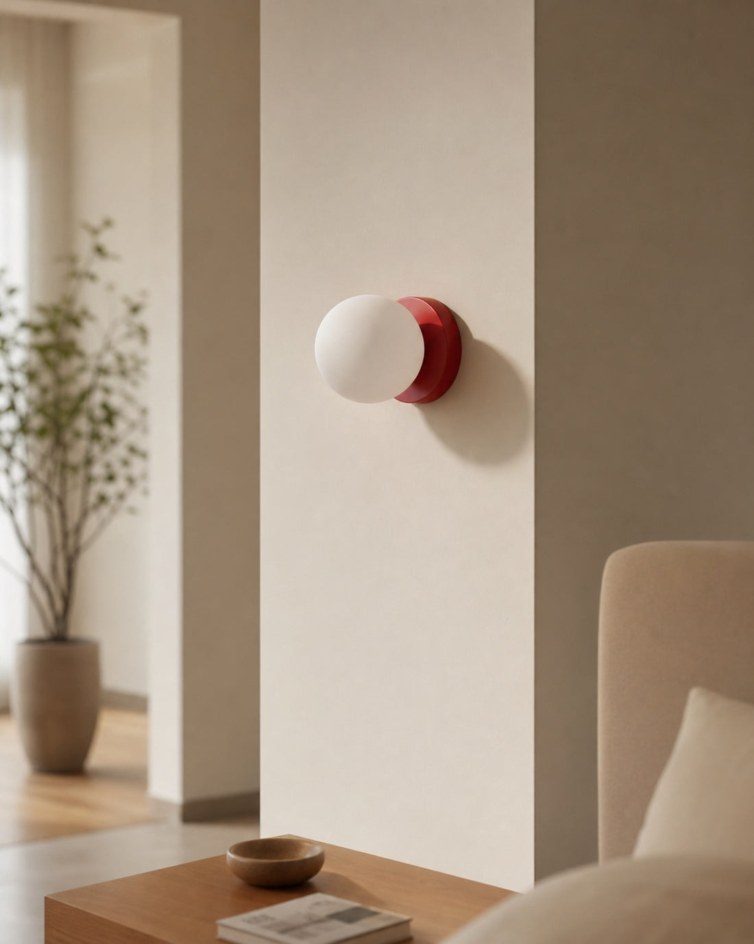 Nuevola Soft Sculptural Wall Light – Minimal Decorative Wall Lamp for Modern Indoor Spaces