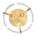 Load image into Gallery viewer, Modern Drum Water Ripple Ceiling Light - Glass Flush Mount Light

