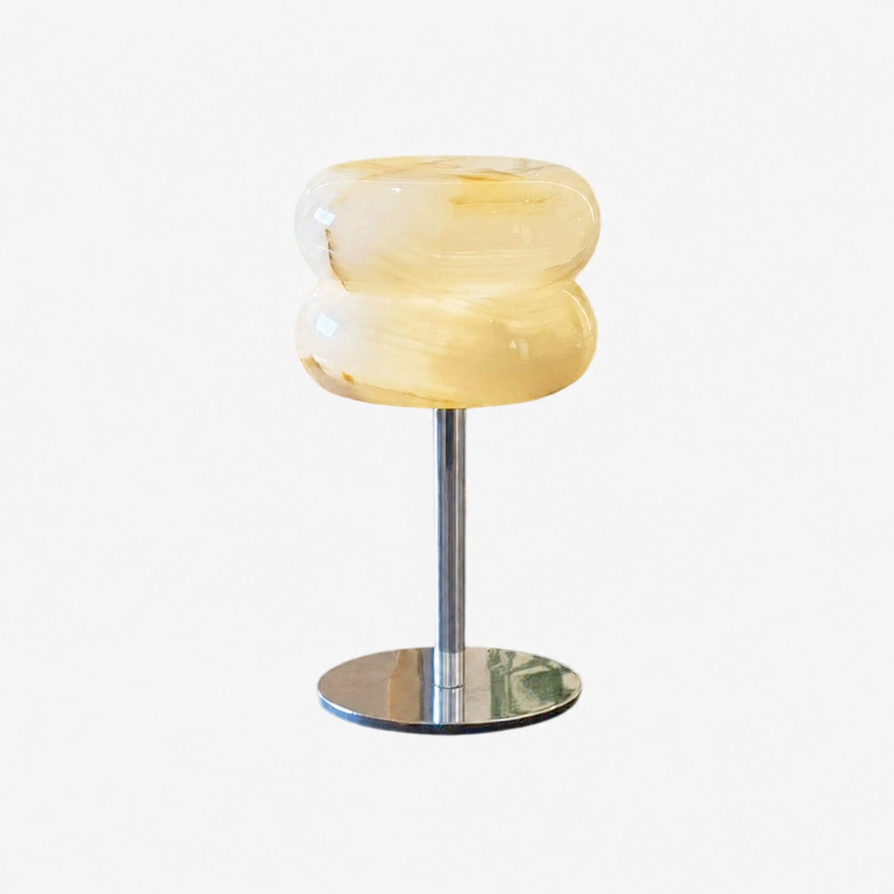 Jade Donut Table Lamp