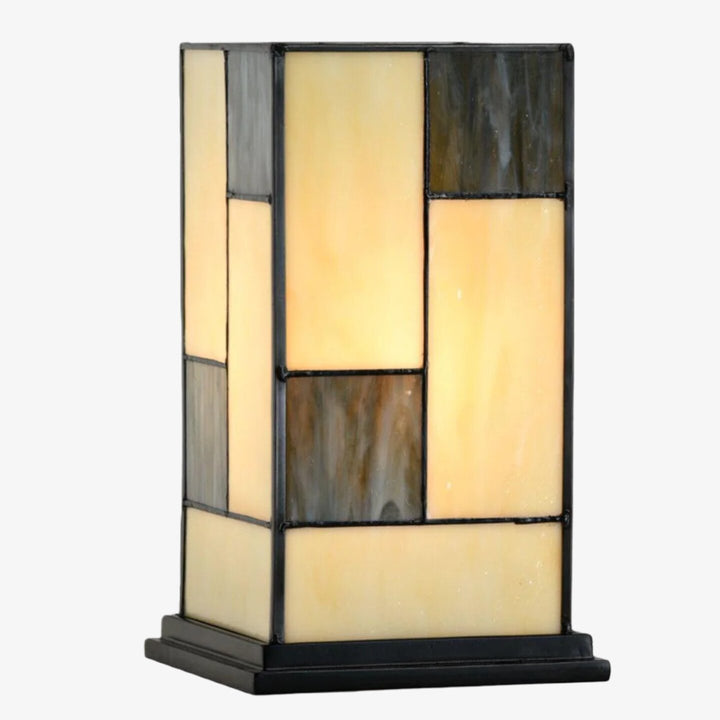 TF Manchester Square Table Lamp - Classic Glass for Living Room and Bedroom