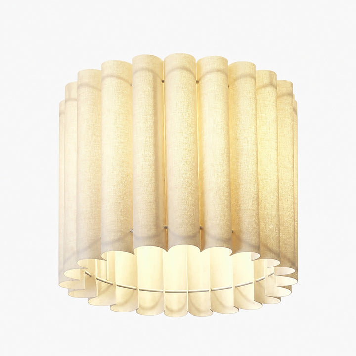 Velura Linen Shade Pendant – Modern Transitional Ceiling Light for Dining Rooms & Kitchens