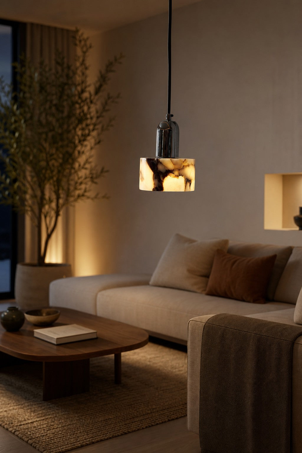 Dekum Marble Pendant Lamp