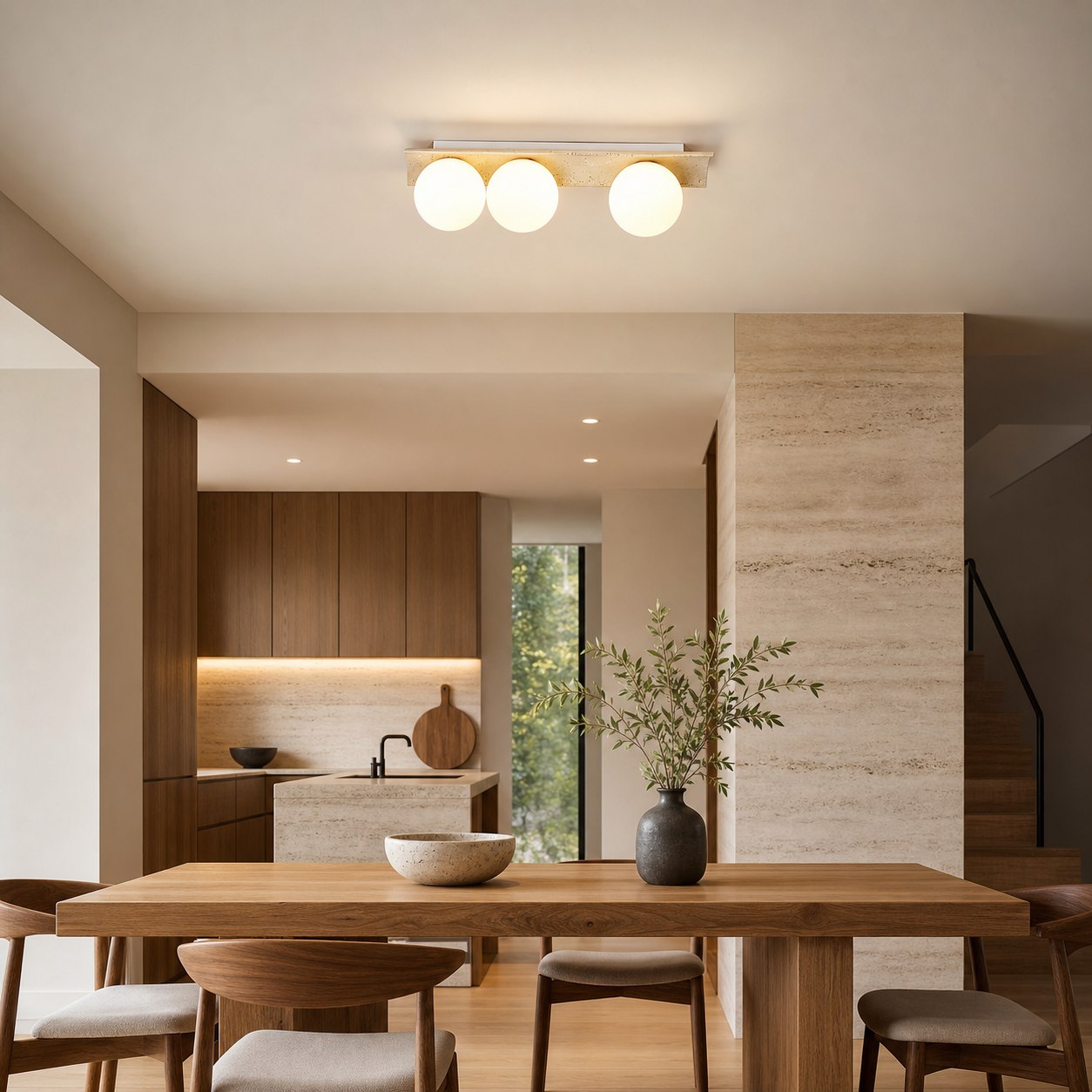 Bianca Globe Ceiling Lamp
