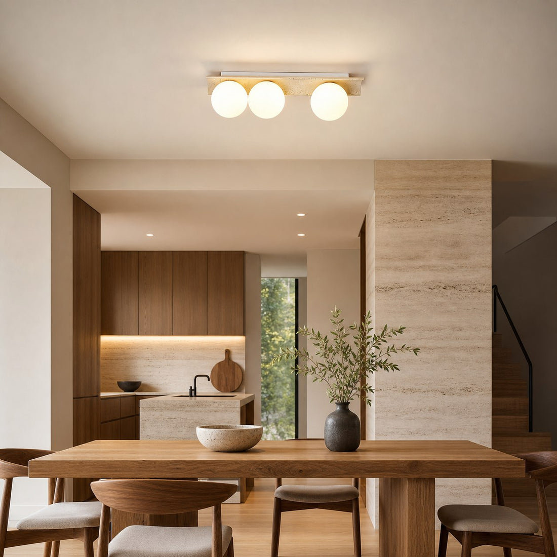 Bianca Globe Ceiling Lamp