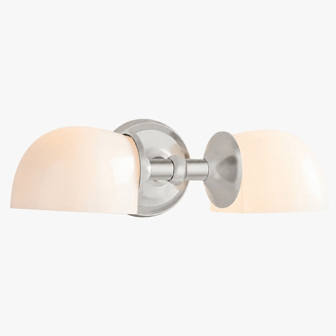 Modern Mercer Double Horizontal Metal Wall Sconce