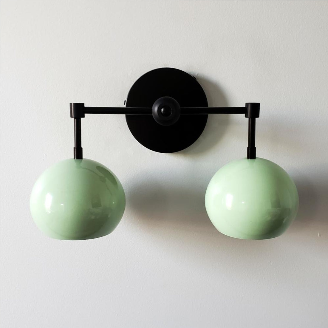Spring Green Shades Loa Sconce - Double Bubble Pop Vanity Wall Light