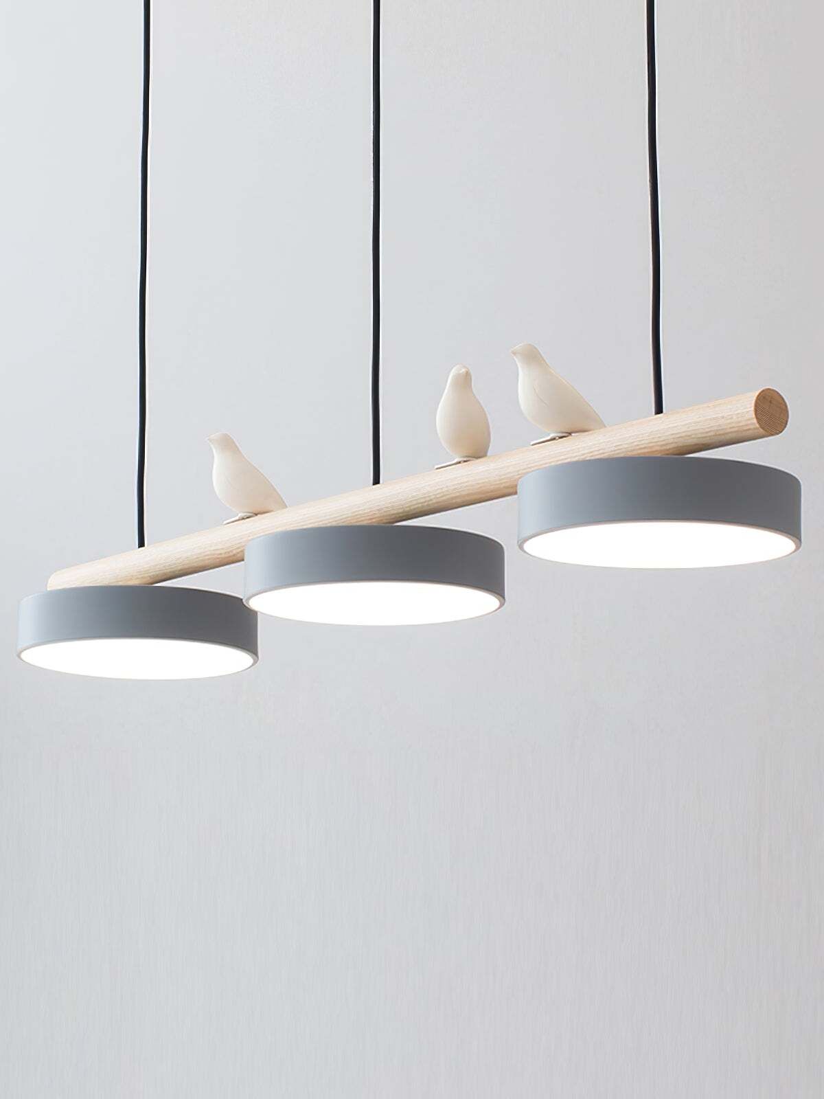 Creative Branch Bird Shaped Pendant Lamp