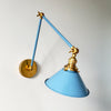 Classic Wall Mounted Cone Adjustable Sconce For Bedroom & Desk