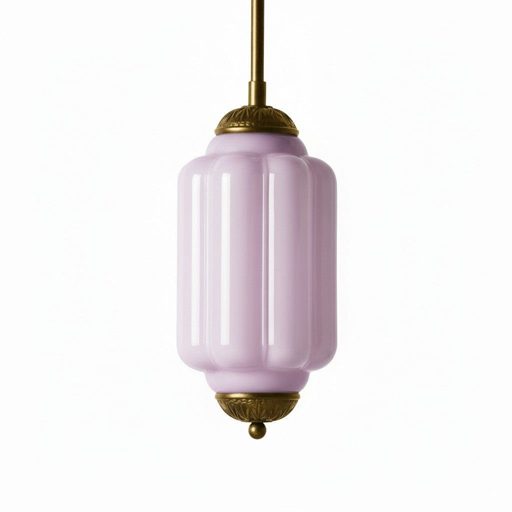 Eloise Vintage Glass Chandelier - Milk Glass Home Accent