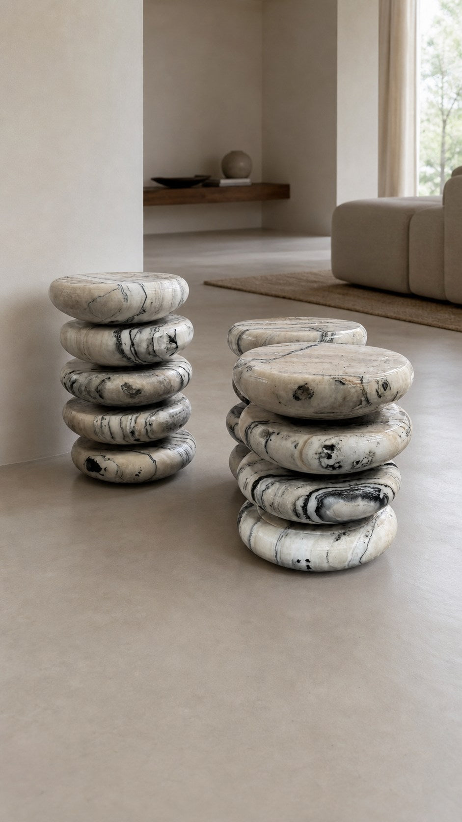 Piedra Marble Wall Lamp