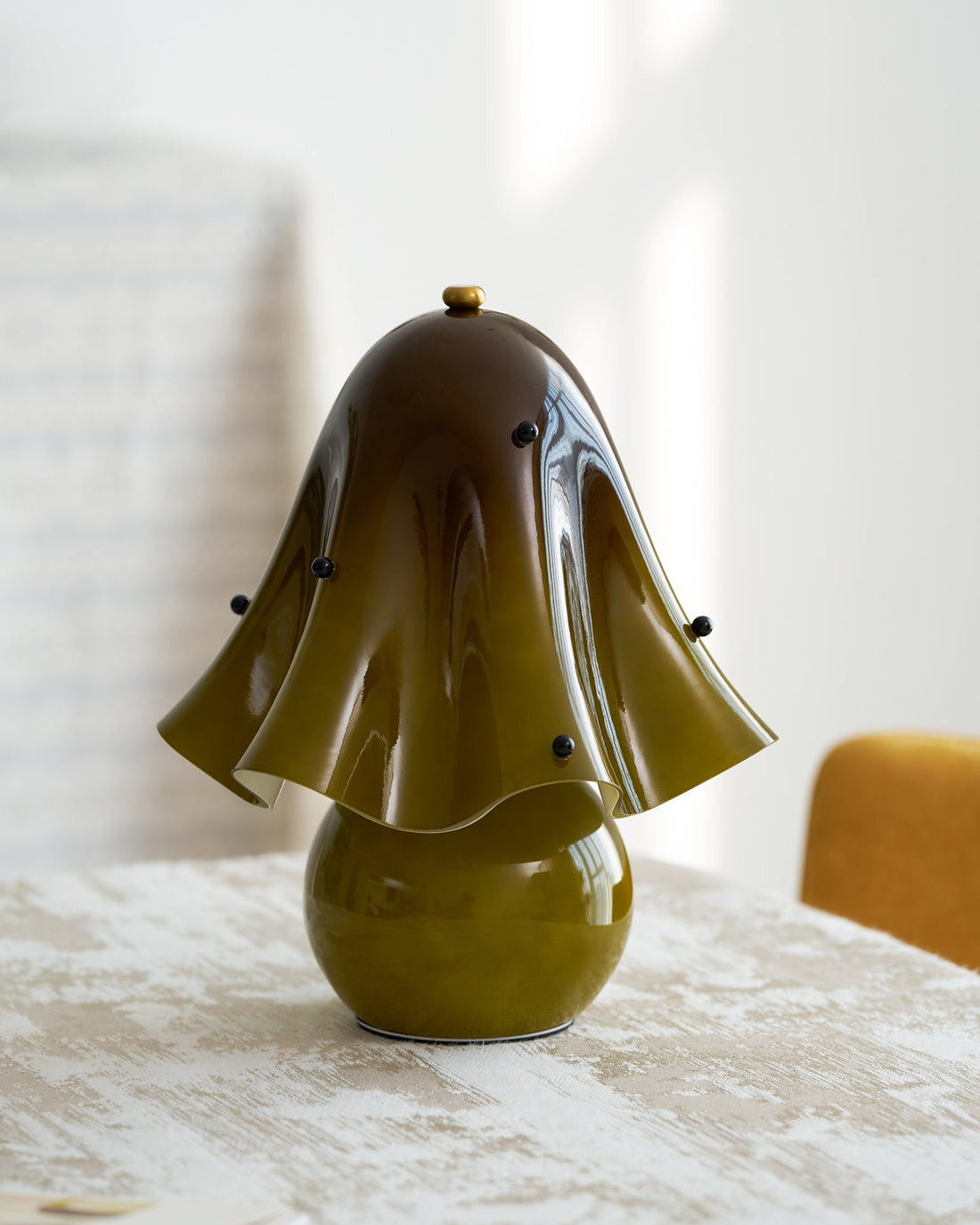 Bellina Decorative Table Lamp - Sculptural Bell Flower Shape