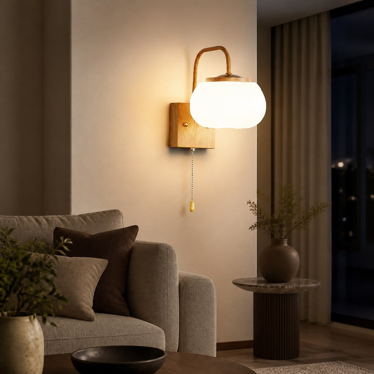 Kapok Flower Wall Lamp