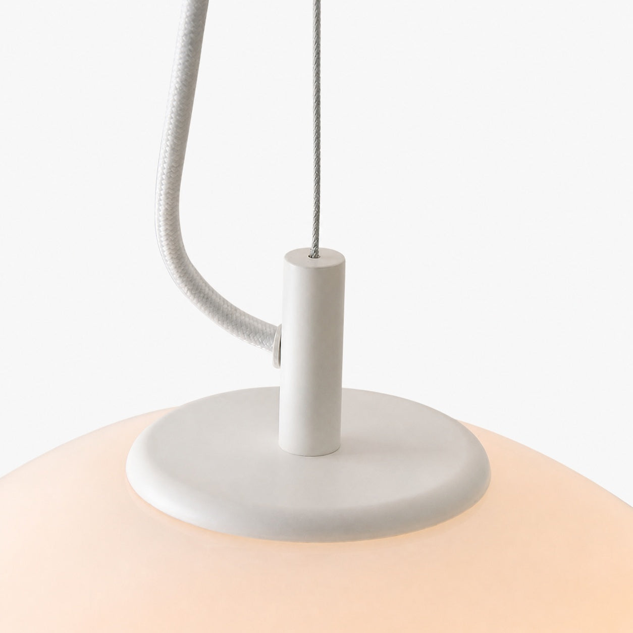 Lumivelle Minimalist Glass Pendant – Adjustable Height Dimmable Design