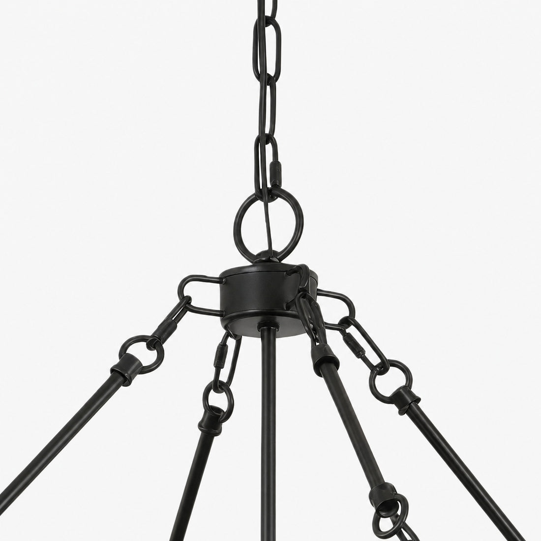FerraLoft Geometric Cage Metal Pendant Light - Industrial Hanging Fixture for Kitchen Island