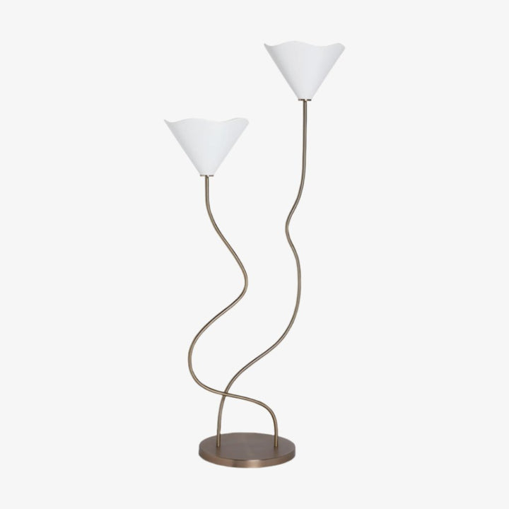 Kysara Floor Lamp - Dual-Stem Floral Design for Living Room