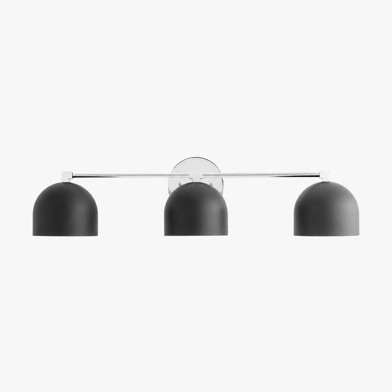 Metio Dome Mid-Century Deep Ball Vanity Lamp - Brass Wall Sconce