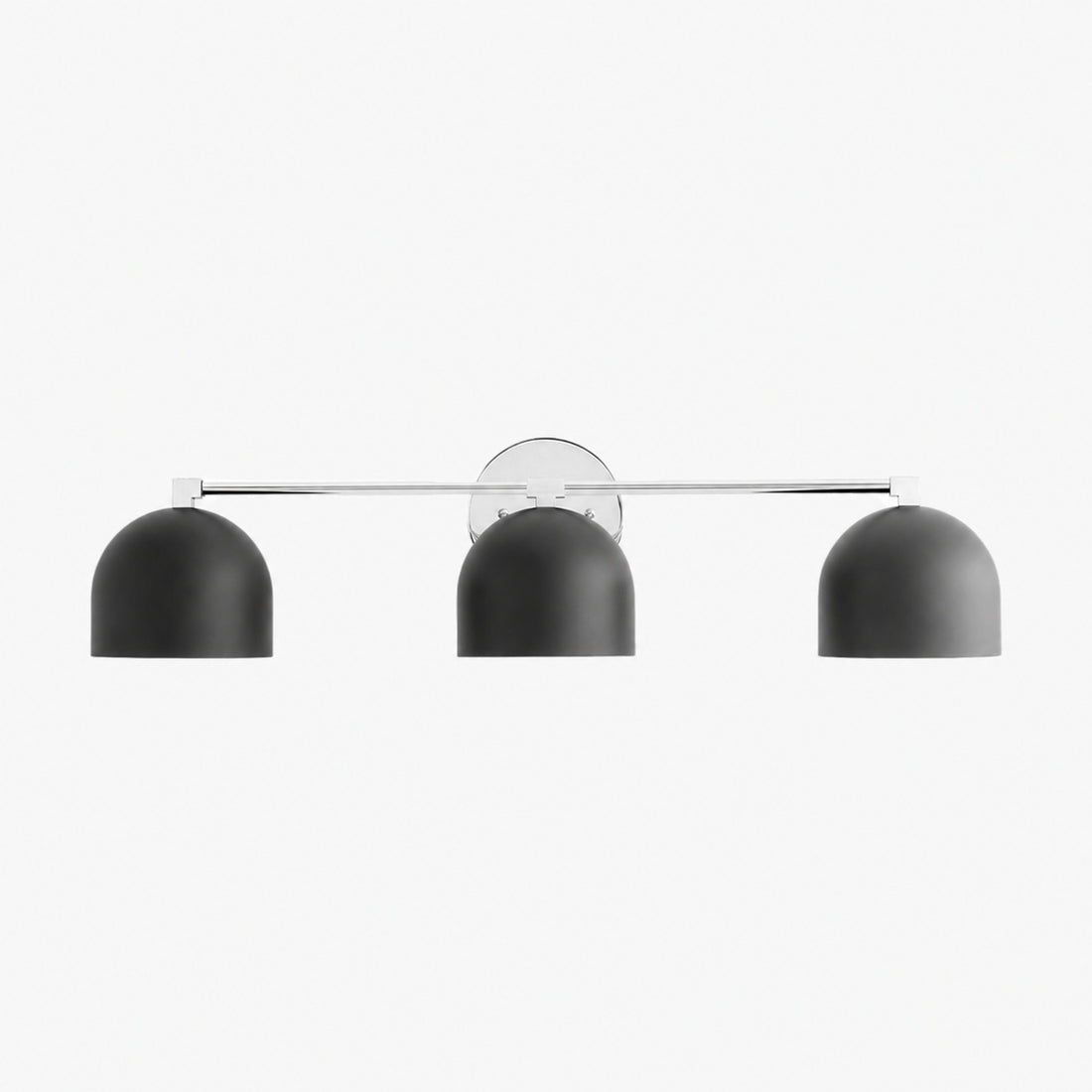 Metio Dome Mid-Century Deep Ball Vanity Lamp - Brass Wall Sconce