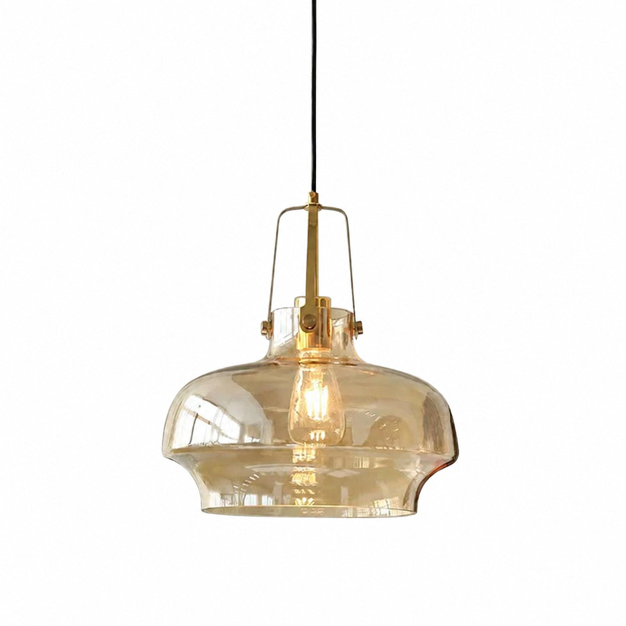 Modern Unique Shaped Fish Tank Glass Pendant Light