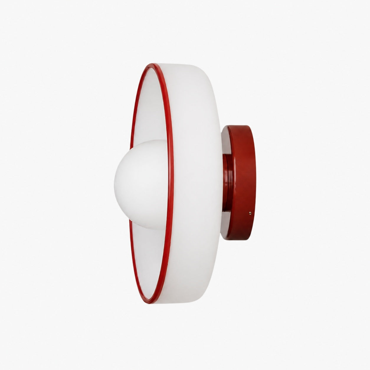 Kalo Wall Ceiling Light - Blown Glass Disc Orb Flush Mount Sconce