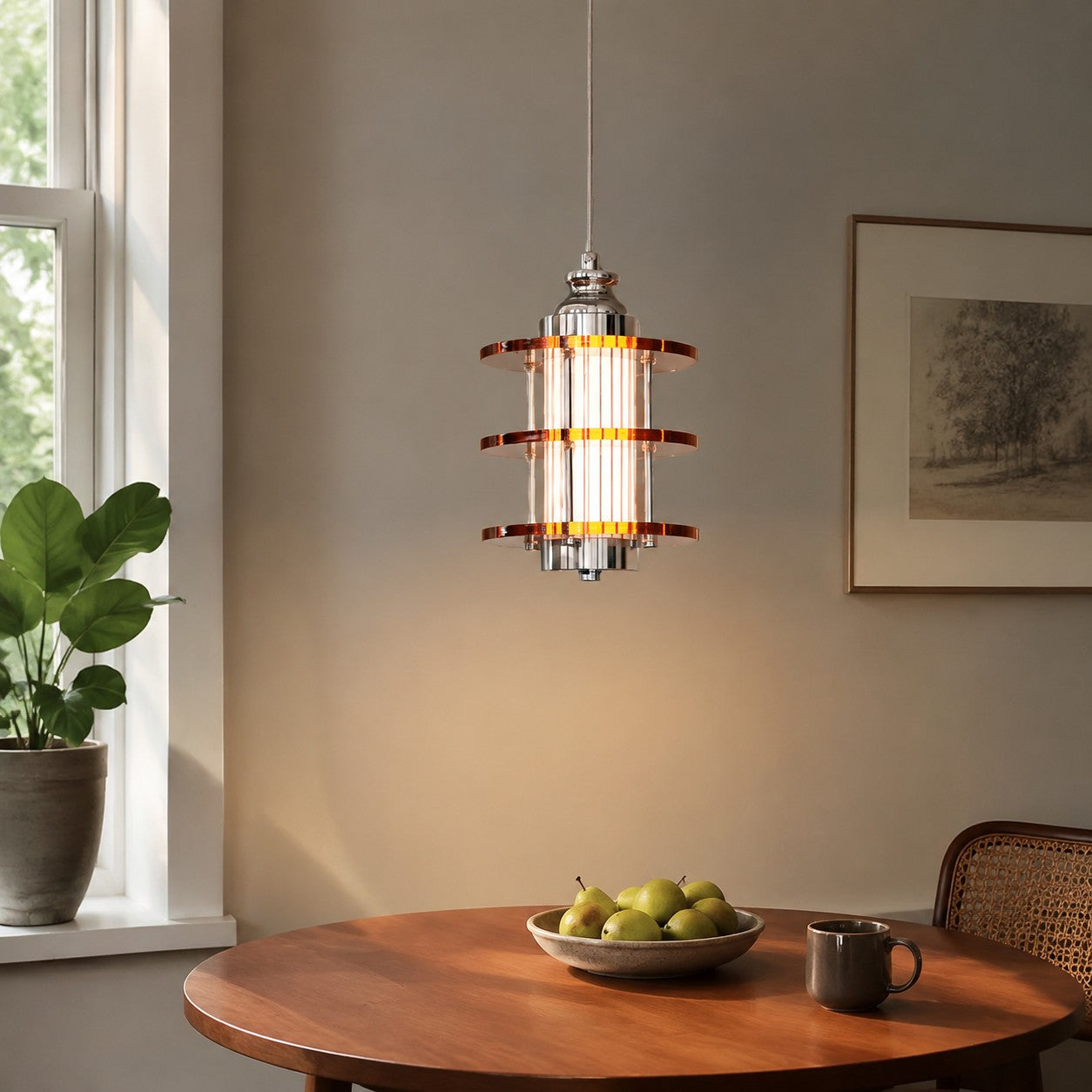 Bauhaus Acrylic LED Pendant Light