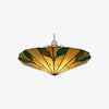 TF Harken Tiffany Style Leaf Pendant Shade Stained Glass Lamp Shade for Living Room and Bedroom