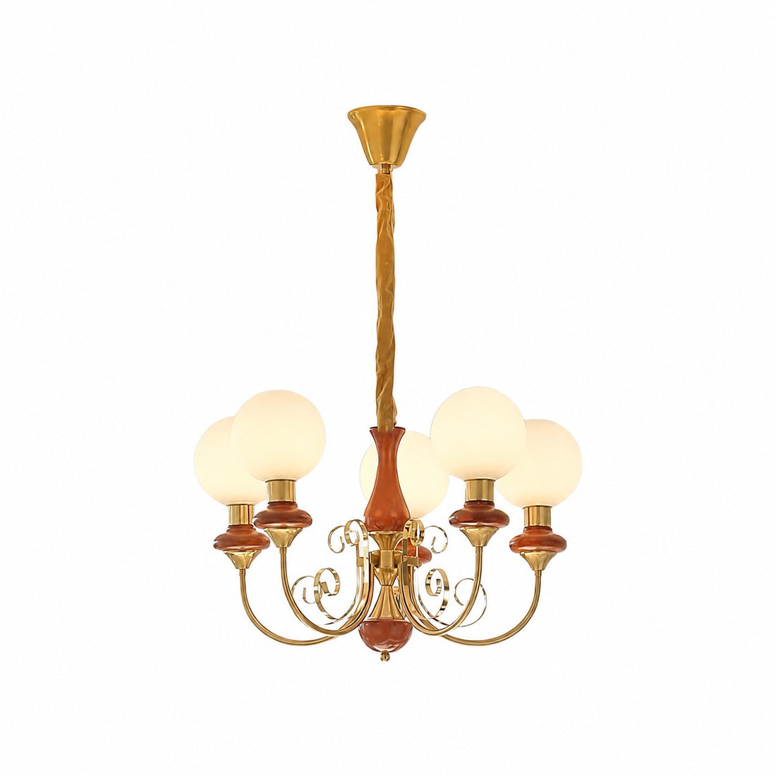 Radiara Chandelier - Layered Stone Disc Design Modern Luxury Style for Dining Room and Living Area