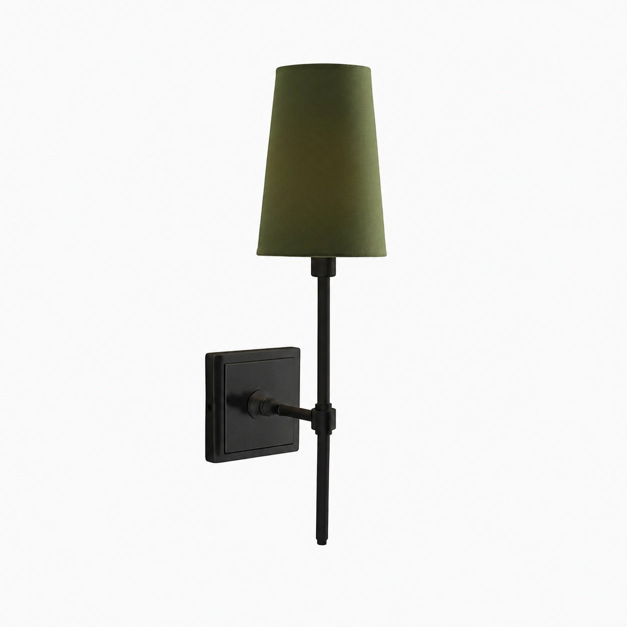Derlina White Linen Shades Wall Lamp – Retro Metal Multi-Head Lighting Fixture
