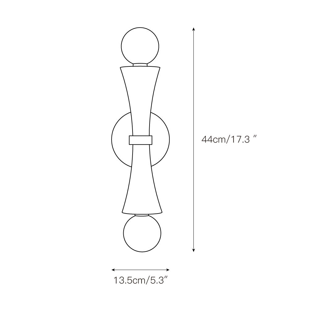Modern Linear Wall Lamp – Minimalist LED Sconce for Bedroom Living Room Hallway