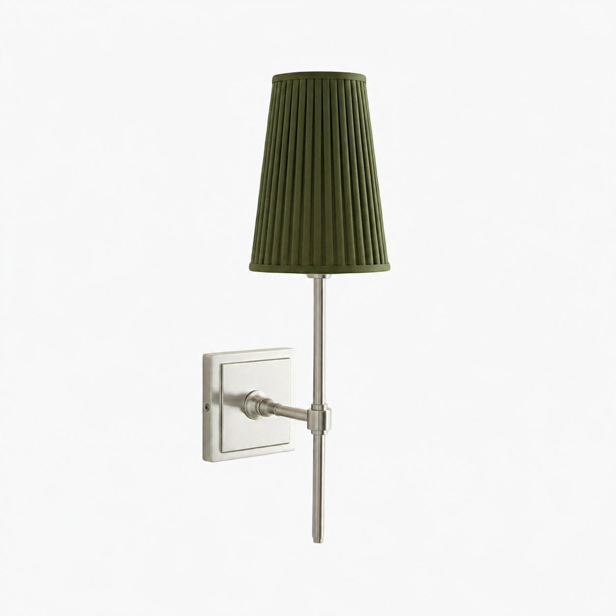 Derlina White Linen Shades Wall Lamp – Retro Metal Multi-Head Lighting Fixture