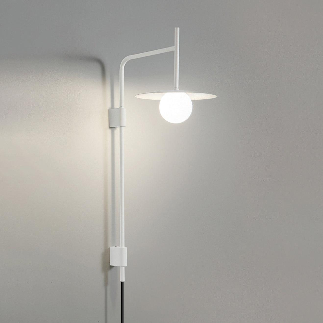 Gea Metal Swing Arm Wall Lamp - Scandinavian Minimalist Nordic Sconce